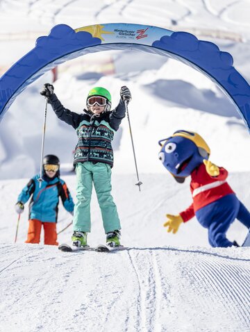 Hintertux glacier childrens ski area
