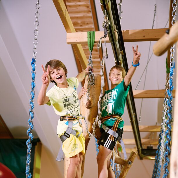 hotel with indoor high ropes course in Tyrol