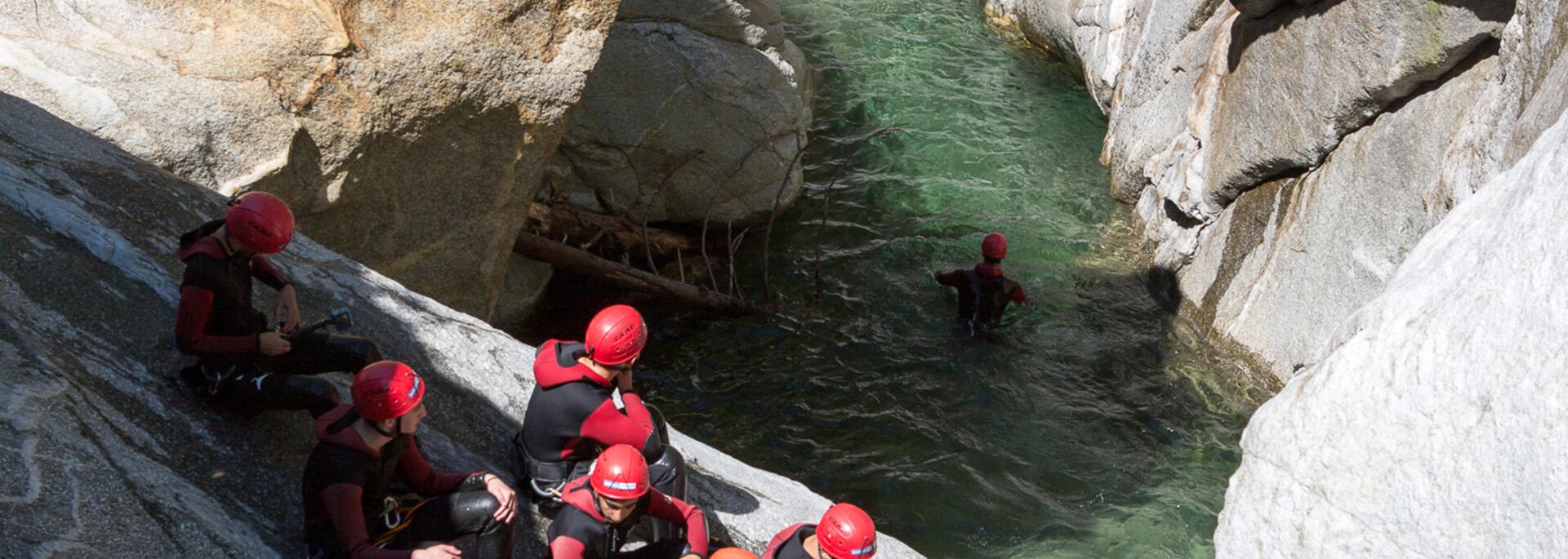 canyoning im Sommerurlaub Zillertal